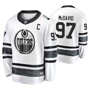 Edmonton Oilers Trikot #97 Connor McDavid Weiß 2020 All-Star